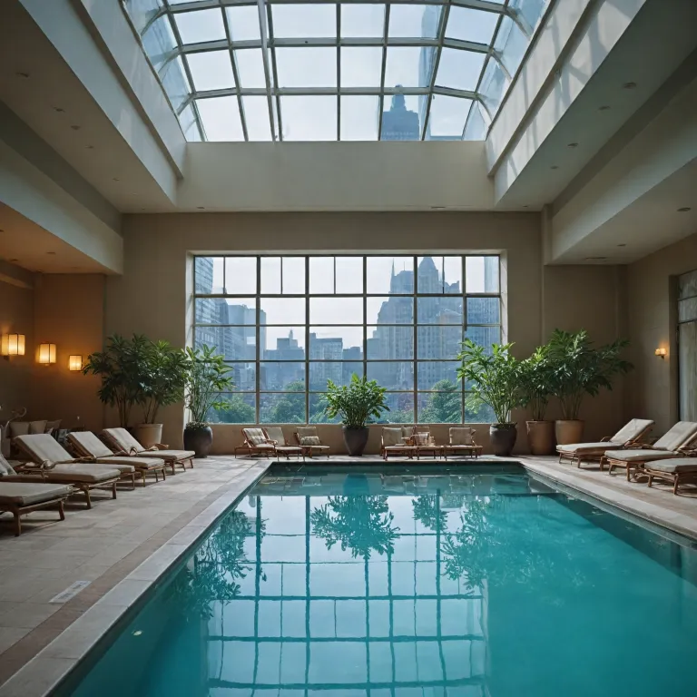 Luxury hotel comparison: indoor pool experiences in New York City