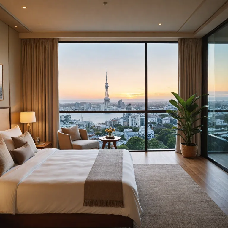 Elegant Auckland hotels with private balconies in select rooms or suites