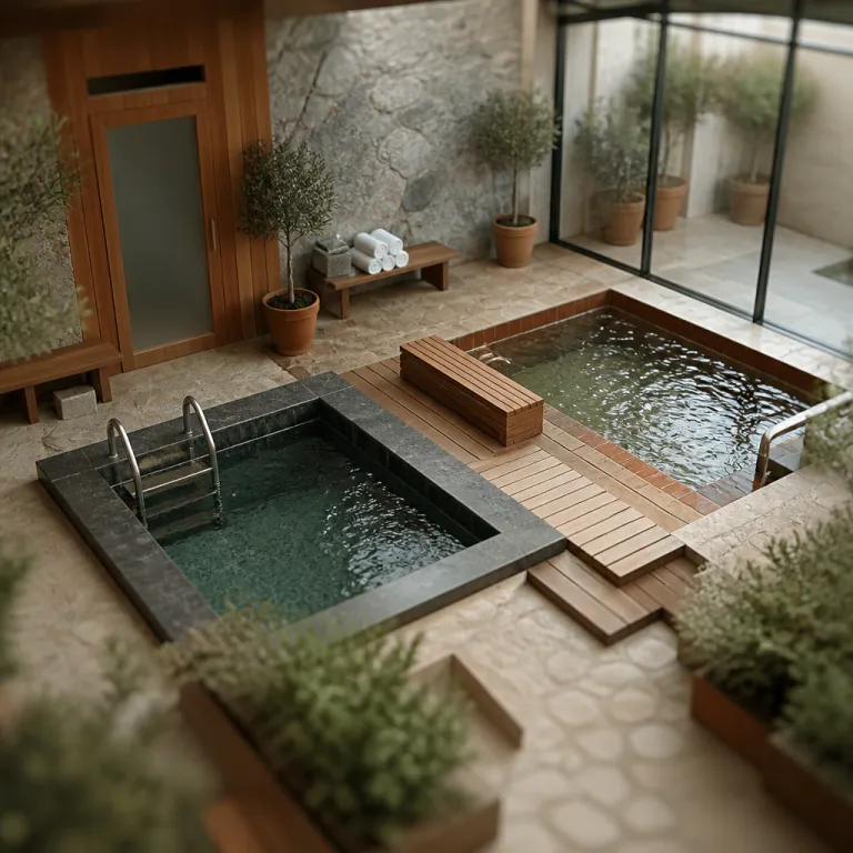 From cold plunge to contrast circuit: how hotel pools became recovery destinations